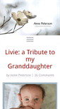 Mobile Screenshot of annepeterson.com